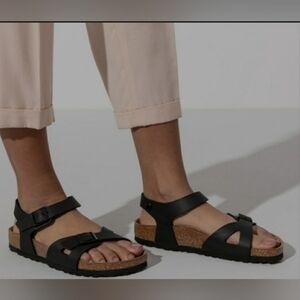 BIRKENSTOCK Rio Birko Flor Brown Sandal